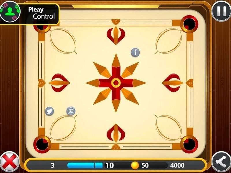 Carrom Turbo Pro Savant gameplay screenshot